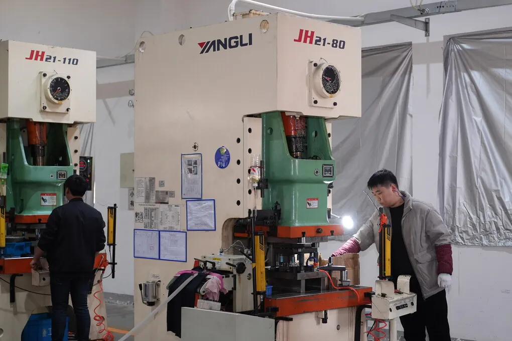 Metal stamping factory in China