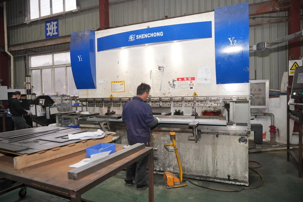 Steel fabrication factory in China